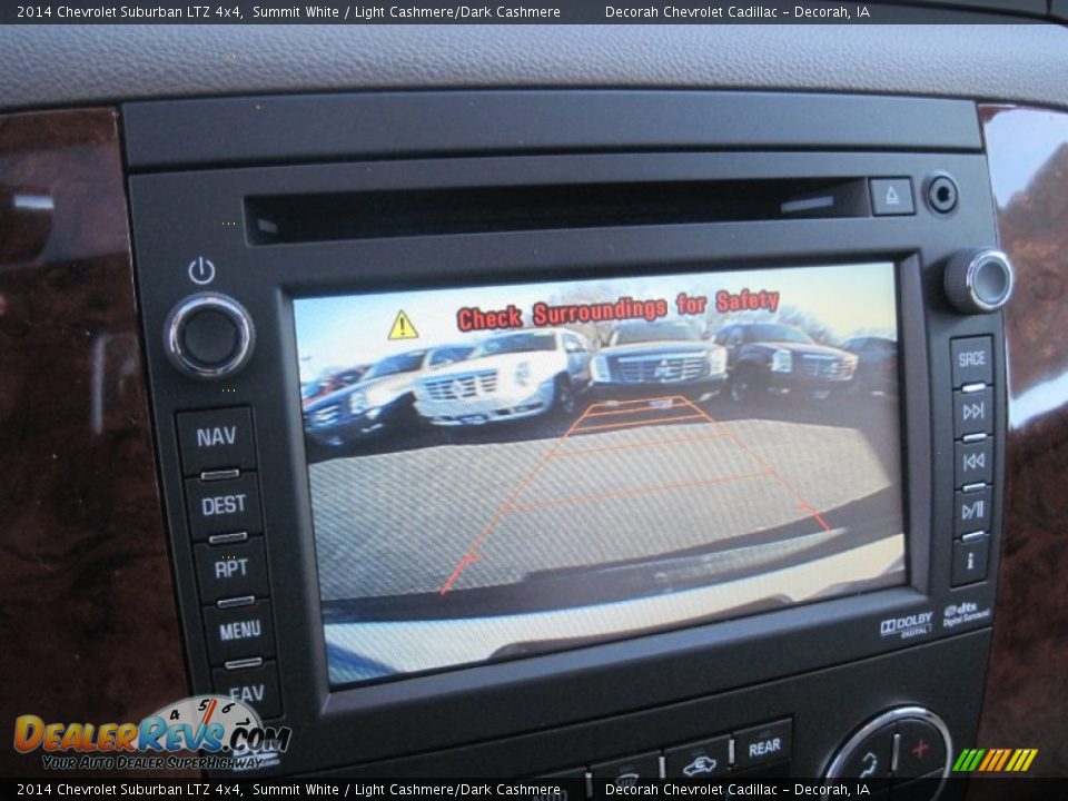 2014 Chevrolet Suburban LTZ 4x4 Summit White / Light Cashmere/Dark Cashmere Photo #15