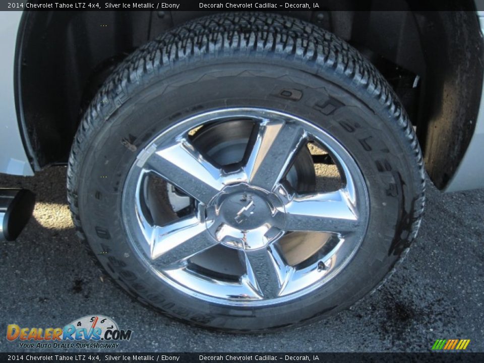 2014 Chevrolet Tahoe LTZ 4x4 Silver Ice Metallic / Ebony Photo #5