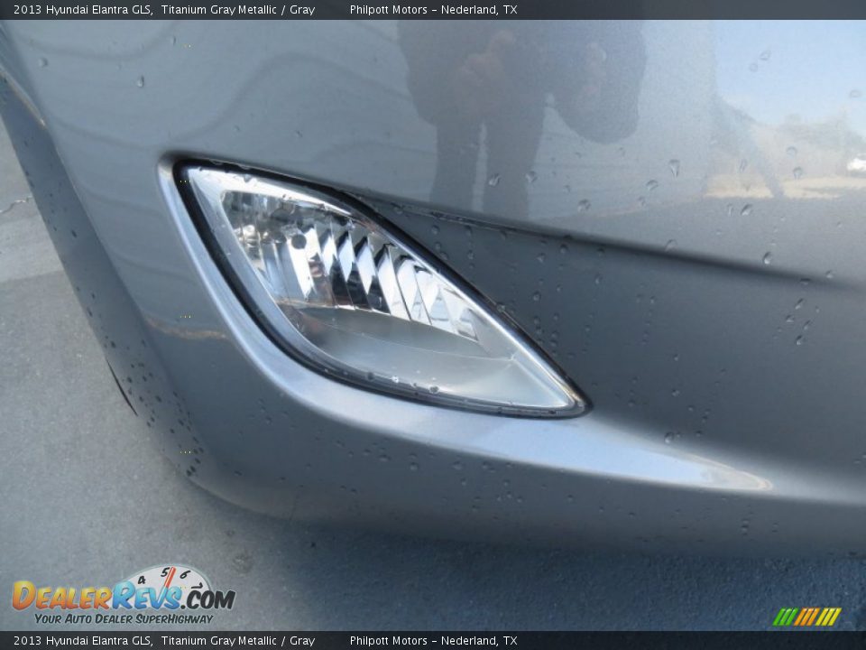 2013 Hyundai Elantra GLS Titanium Gray Metallic / Gray Photo #10
