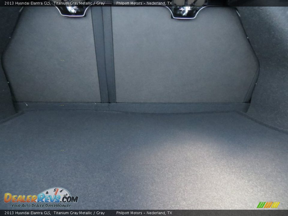 2013 Hyundai Elantra GLS Titanium Gray Metallic / Gray Photo #21