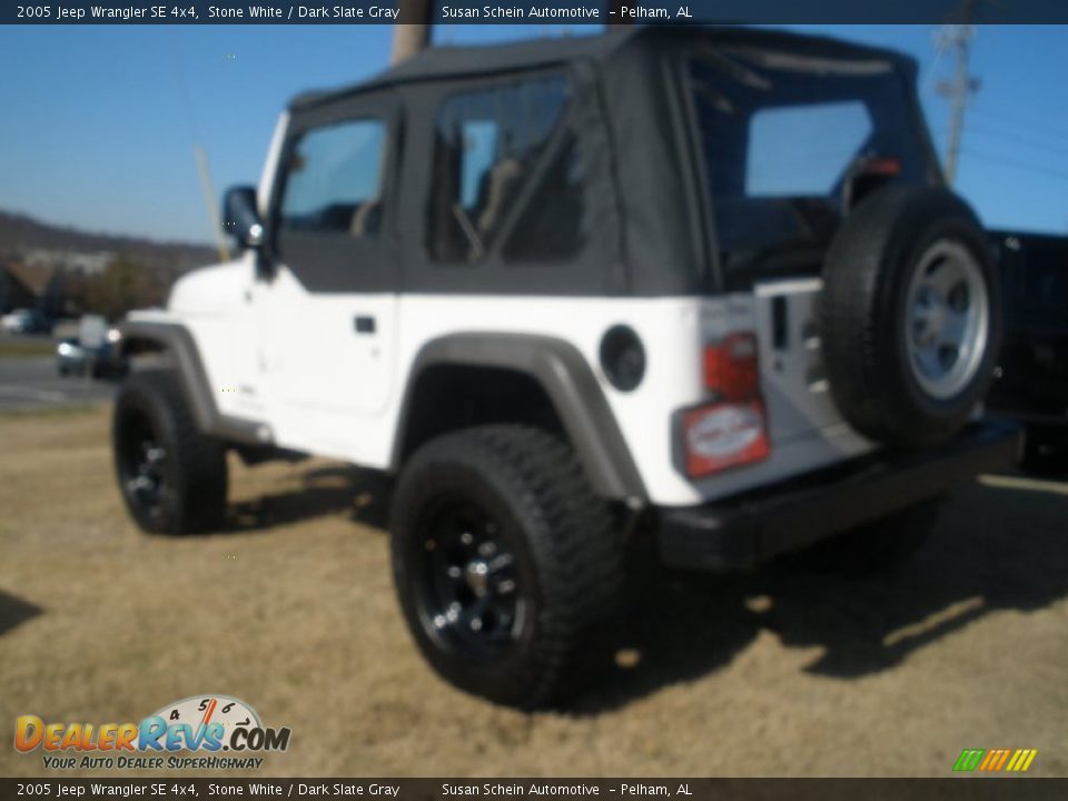 2005 Jeep Wrangler SE 4x4 Stone White / Dark Slate Gray Photo #5