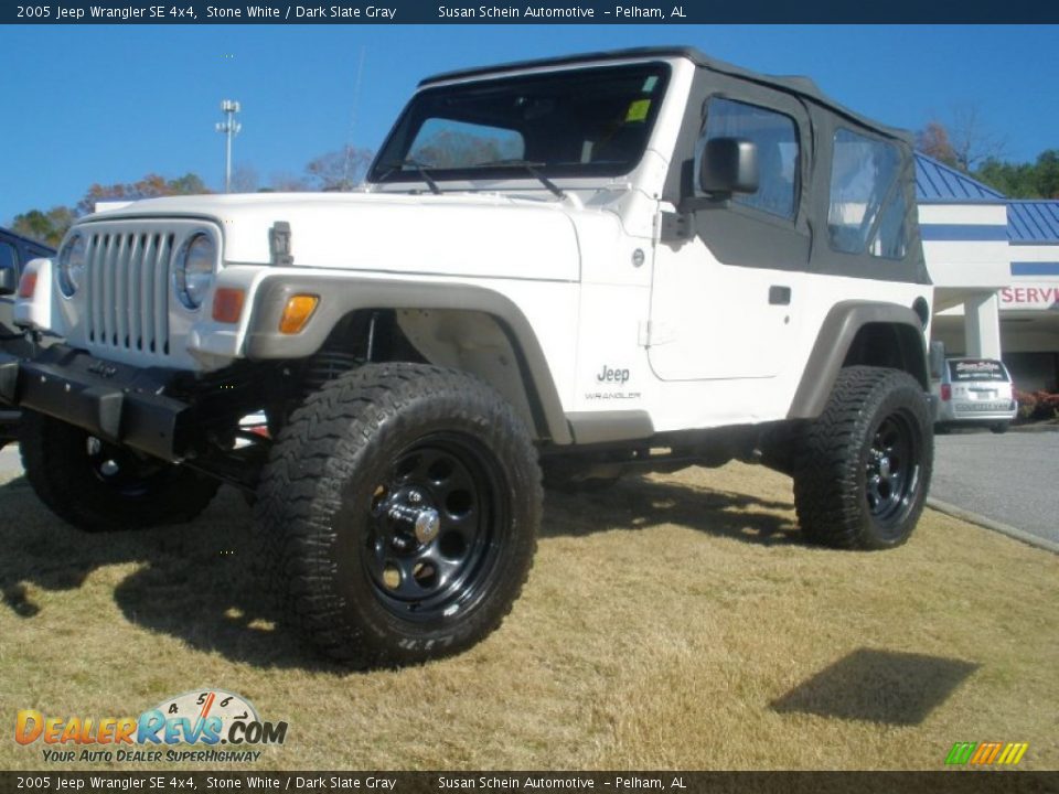 2005 Jeep Wrangler SE 4x4 Stone White / Dark Slate Gray Photo #6