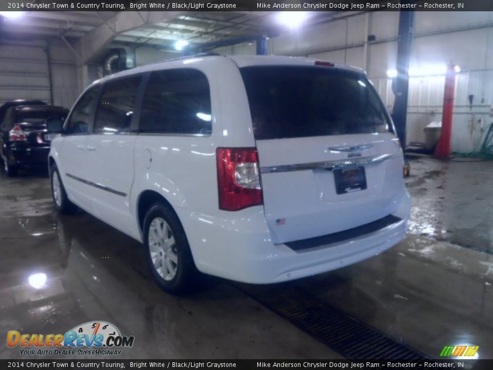 2014 Chrysler Town & Country Touring Bright White / Black/Light Graystone Photo #2