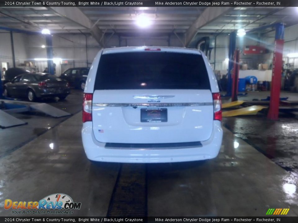 2014 Chrysler Town & Country Touring Bright White / Black/Light Graystone Photo #3