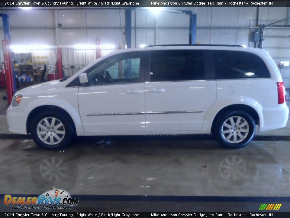 2014 Chrysler Town & Country Touring Bright White / Black/Light Graystone Photo #4