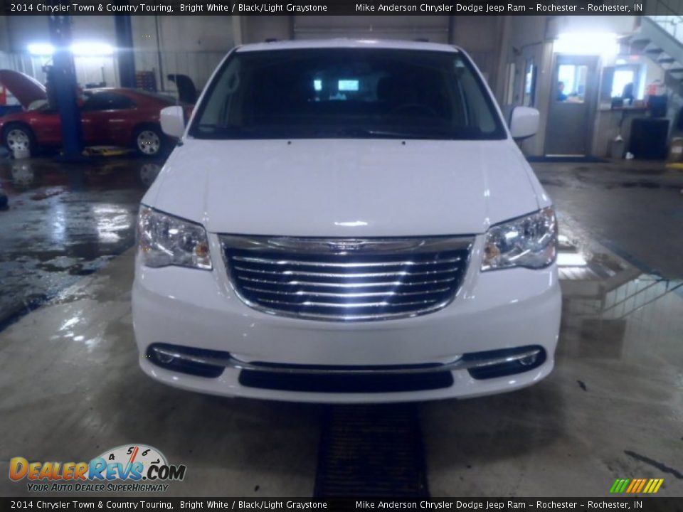 2014 Chrysler Town & Country Touring Bright White / Black/Light Graystone Photo #6