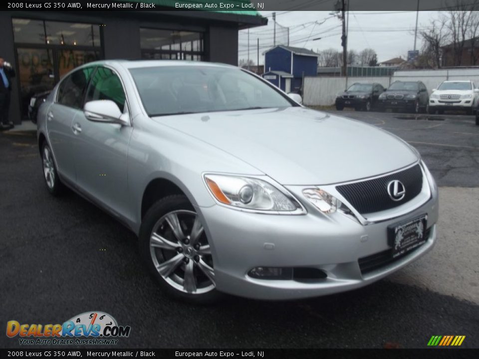 2008 Lexus GS 350 AWD Mercury Metallic / Black Photo #2