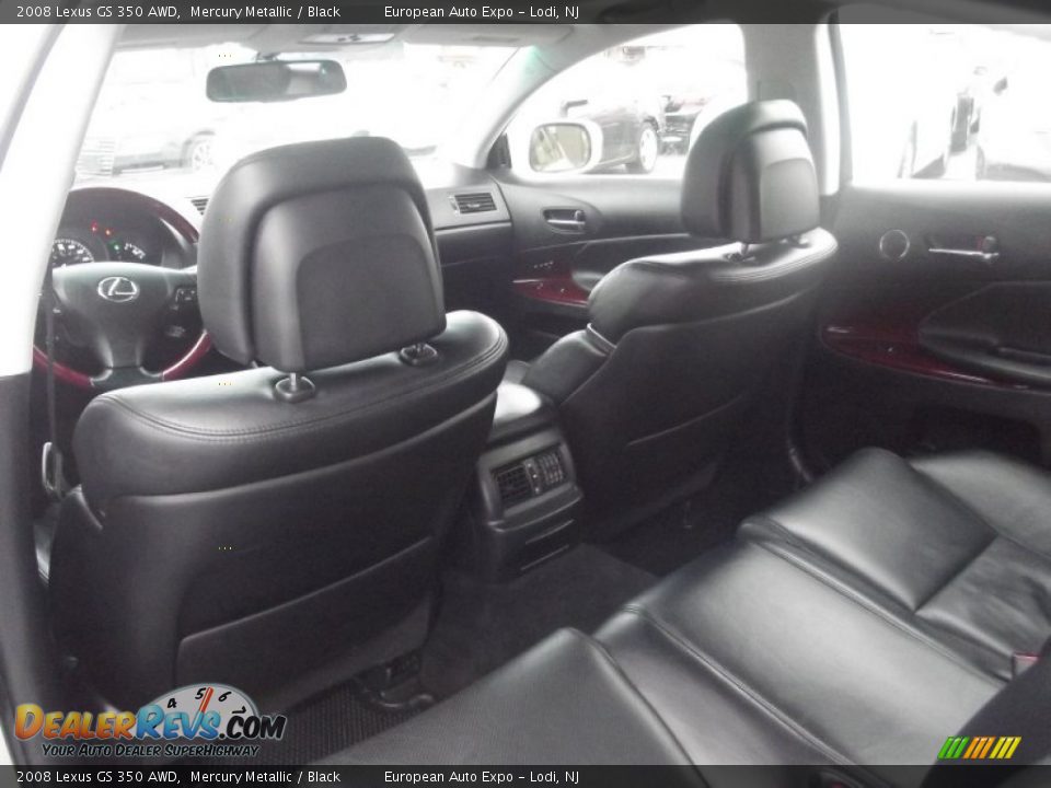 2008 Lexus GS 350 AWD Mercury Metallic / Black Photo #10
