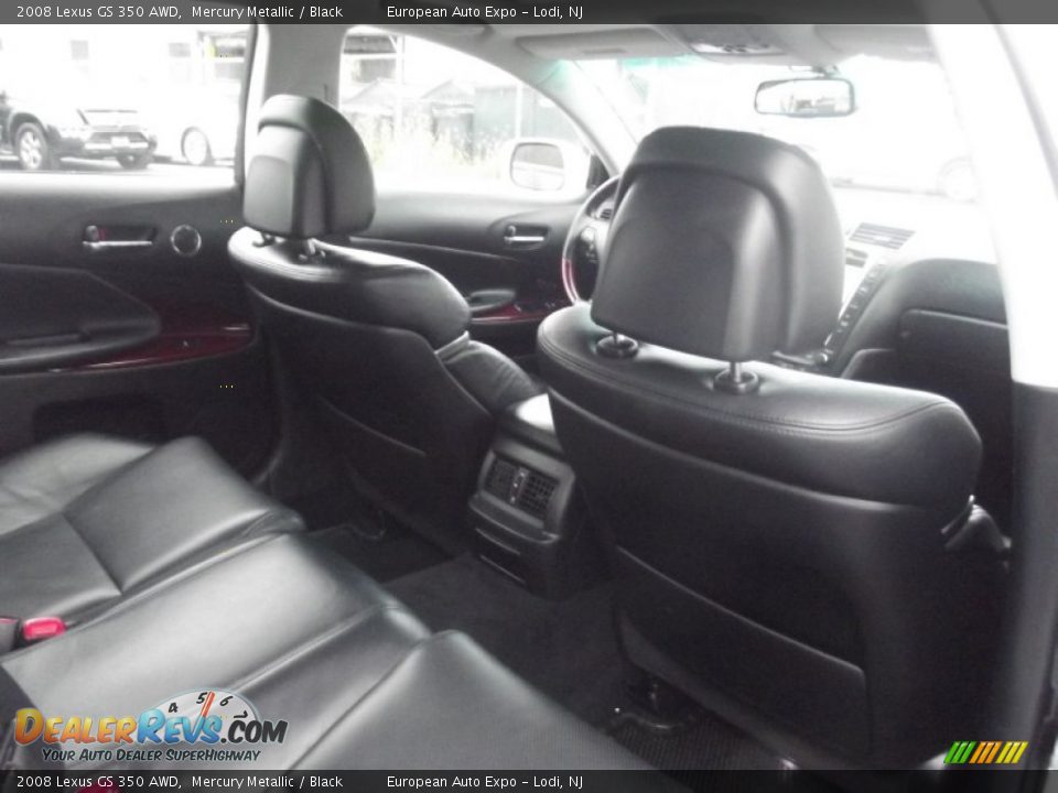 2008 Lexus GS 350 AWD Mercury Metallic / Black Photo #12