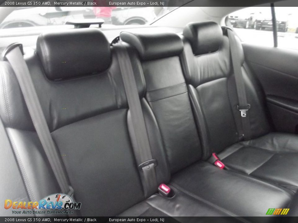 2008 Lexus GS 350 AWD Mercury Metallic / Black Photo #13