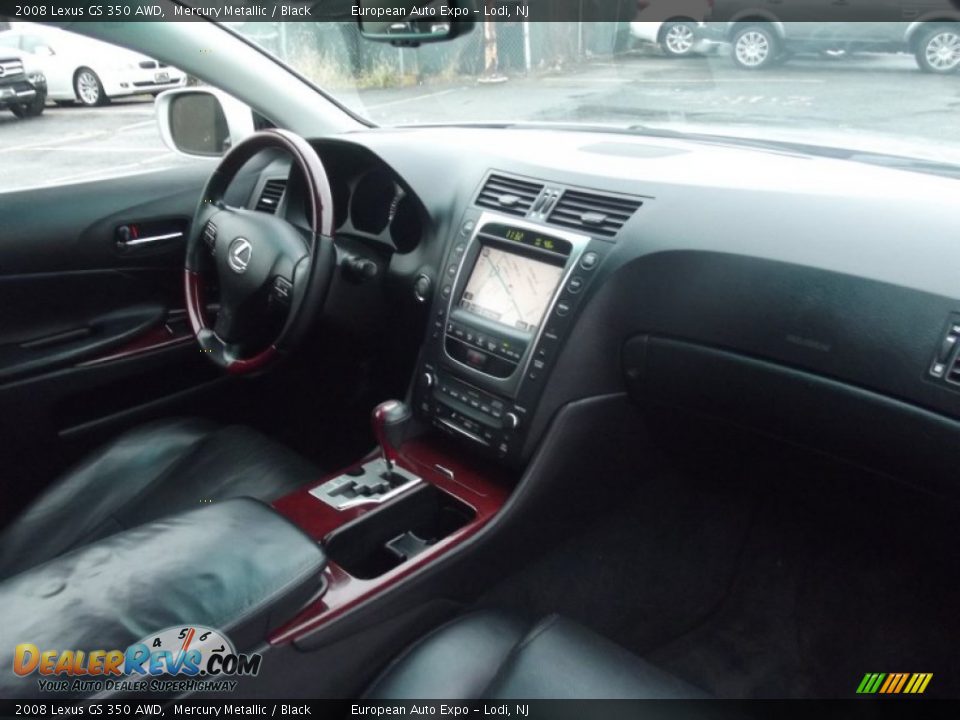 2008 Lexus GS 350 AWD Mercury Metallic / Black Photo #14