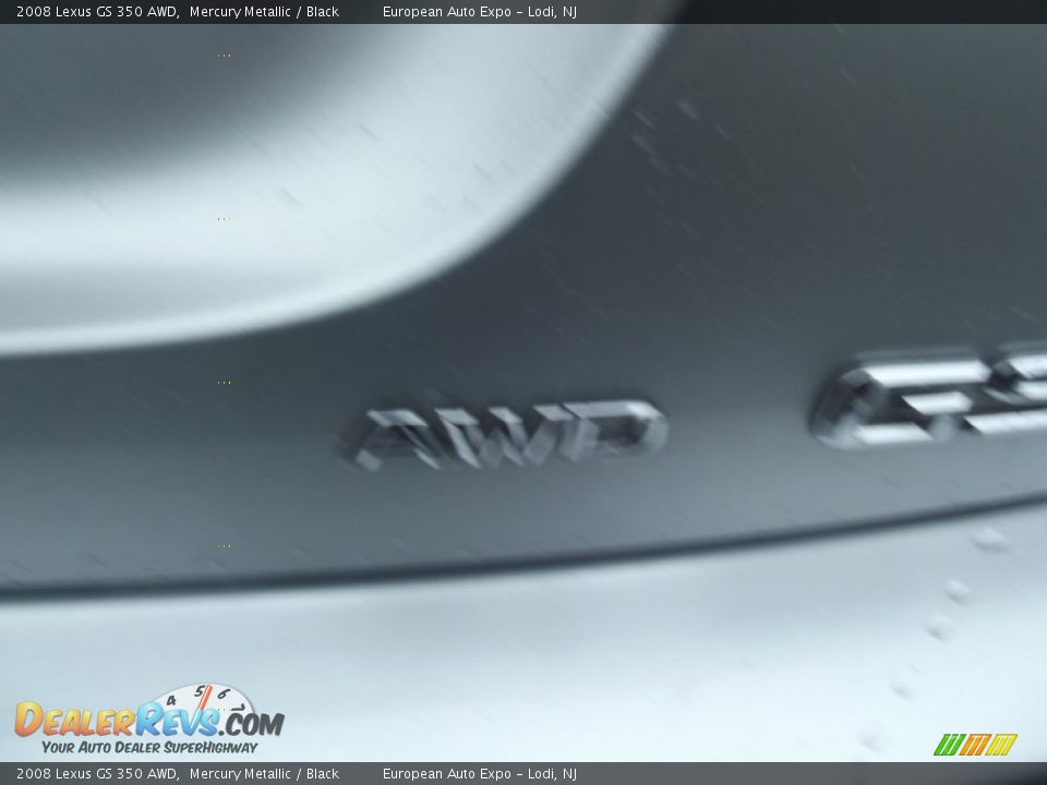 2008 Lexus GS 350 AWD Mercury Metallic / Black Photo #18