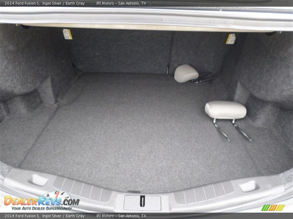 2014 Ford Fusion S Ingot Silver / Earth Gray Photo #14