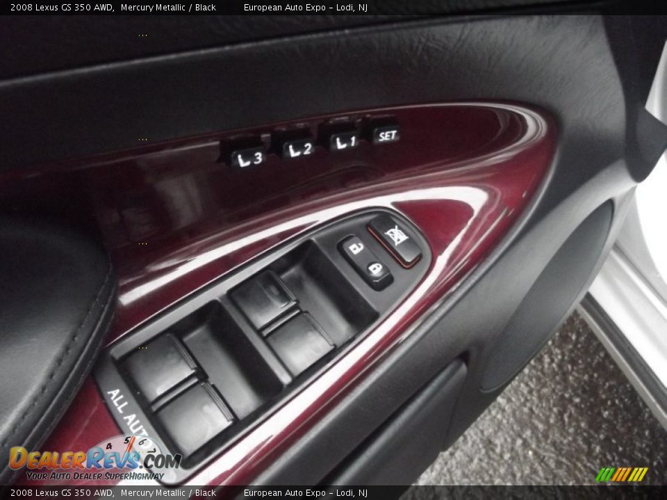 2008 Lexus GS 350 AWD Mercury Metallic / Black Photo #22