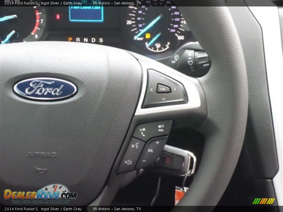 2014 Ford Fusion S Ingot Silver / Earth Gray Photo #19