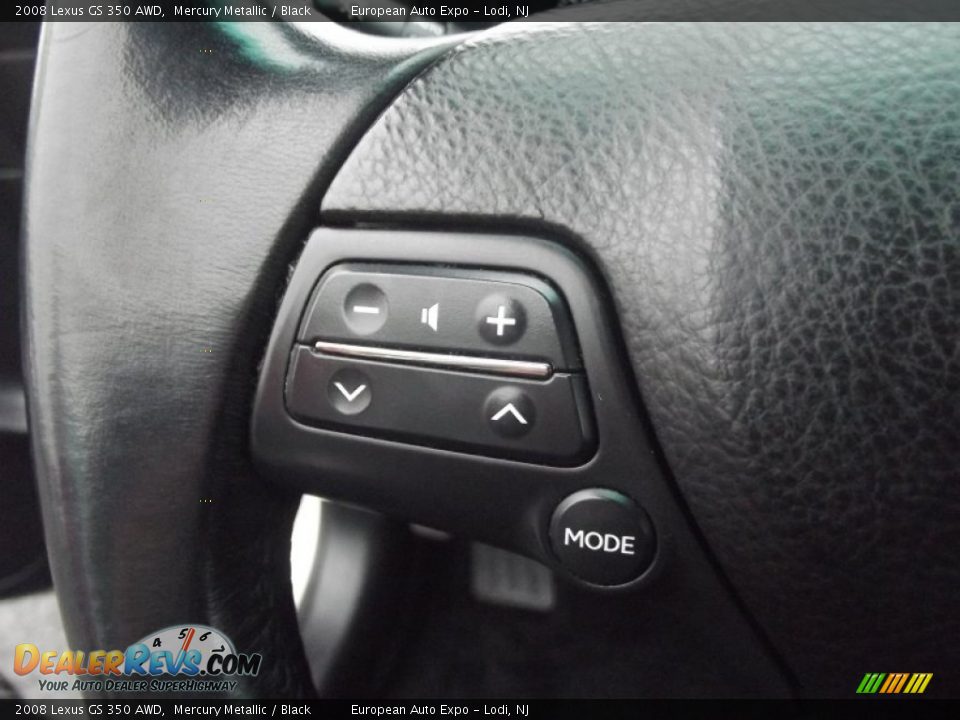 2008 Lexus GS 350 AWD Mercury Metallic / Black Photo #28