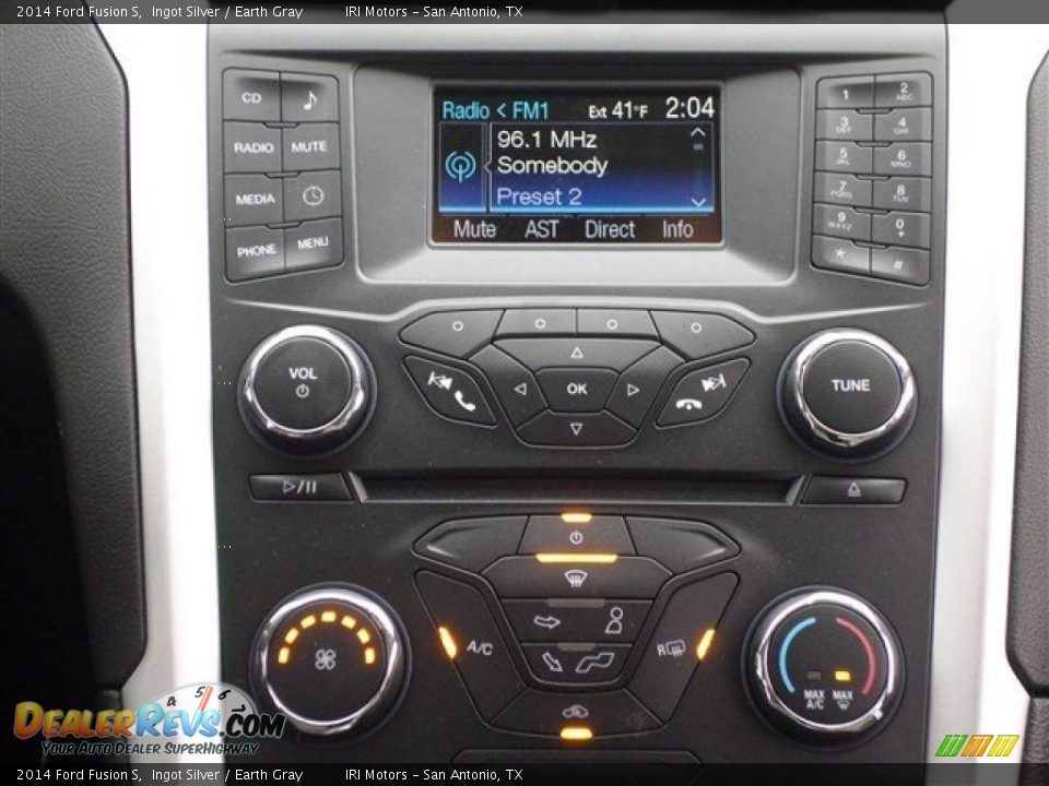 2014 Ford Fusion S Ingot Silver / Earth Gray Photo #21