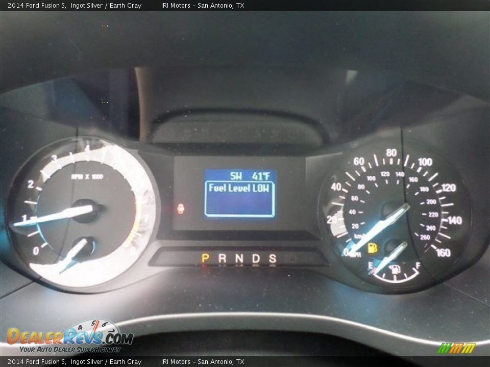 2014 Ford Fusion S Ingot Silver / Earth Gray Photo #25