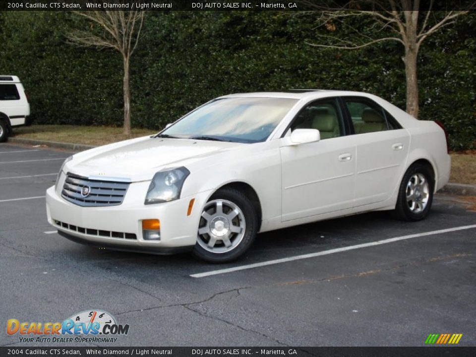2004 Cadillac CTS Sedan White Diamond / Light Neutral Photo #2