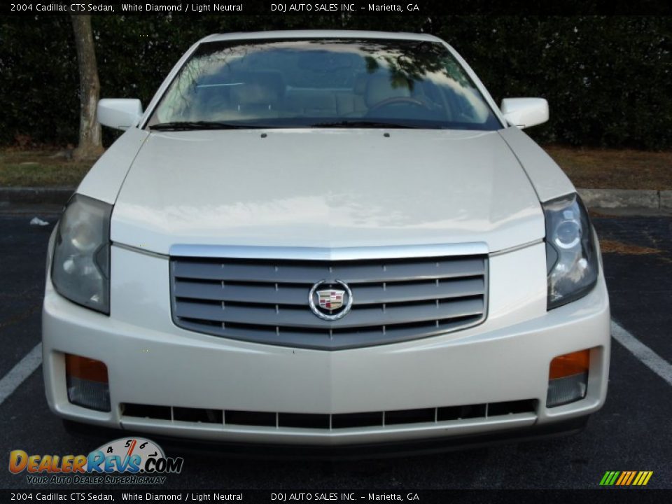 2004 Cadillac CTS Sedan White Diamond / Light Neutral Photo #3