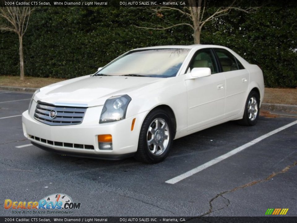 2004 Cadillac CTS Sedan White Diamond / Light Neutral Photo #4