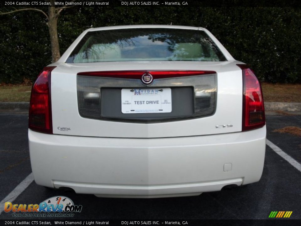 2004 Cadillac CTS Sedan White Diamond / Light Neutral Photo #5