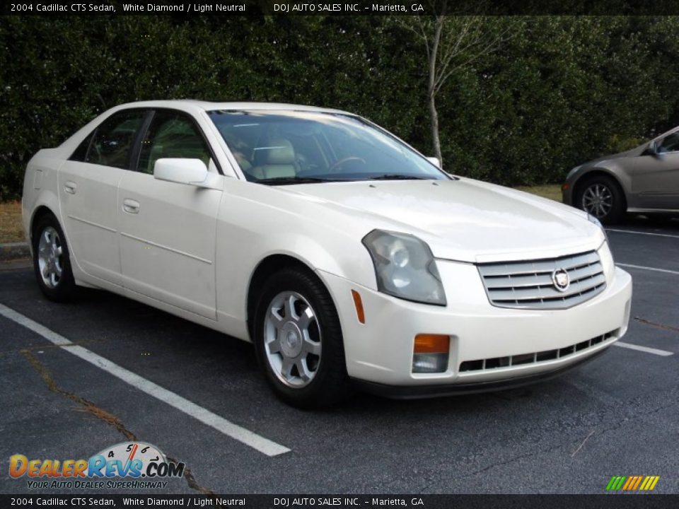 2004 Cadillac CTS Sedan White Diamond / Light Neutral Photo #6
