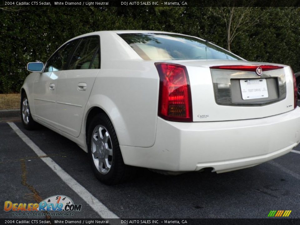 2004 Cadillac CTS Sedan White Diamond / Light Neutral Photo #10
