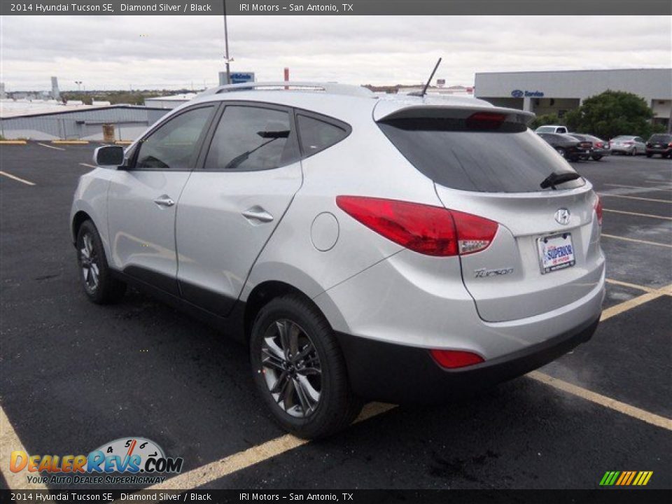 2014 Hyundai Tucson SE Diamond Silver / Black Photo #4