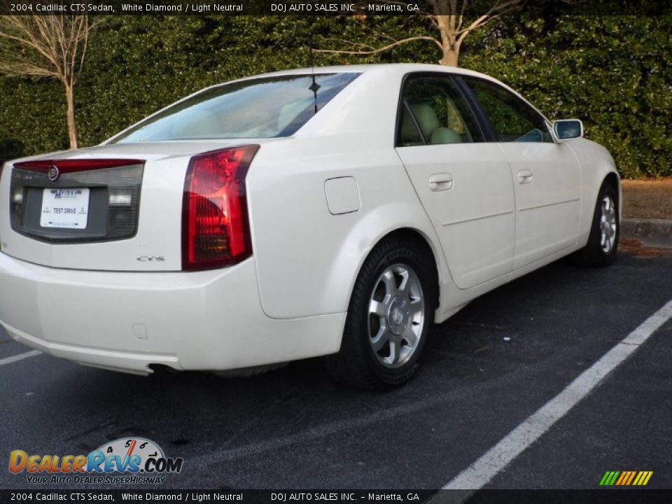 2004 Cadillac CTS Sedan White Diamond / Light Neutral Photo #13