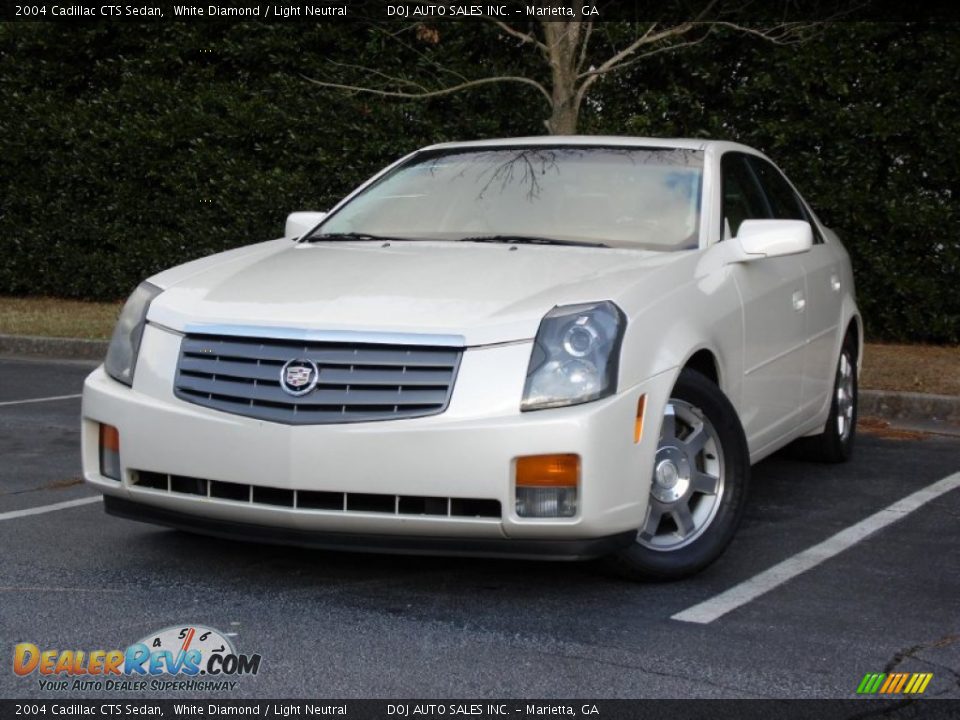 2004 Cadillac CTS Sedan White Diamond / Light Neutral Photo #14