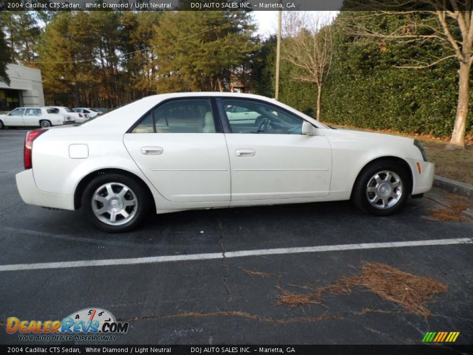 2004 Cadillac CTS Sedan White Diamond / Light Neutral Photo #15