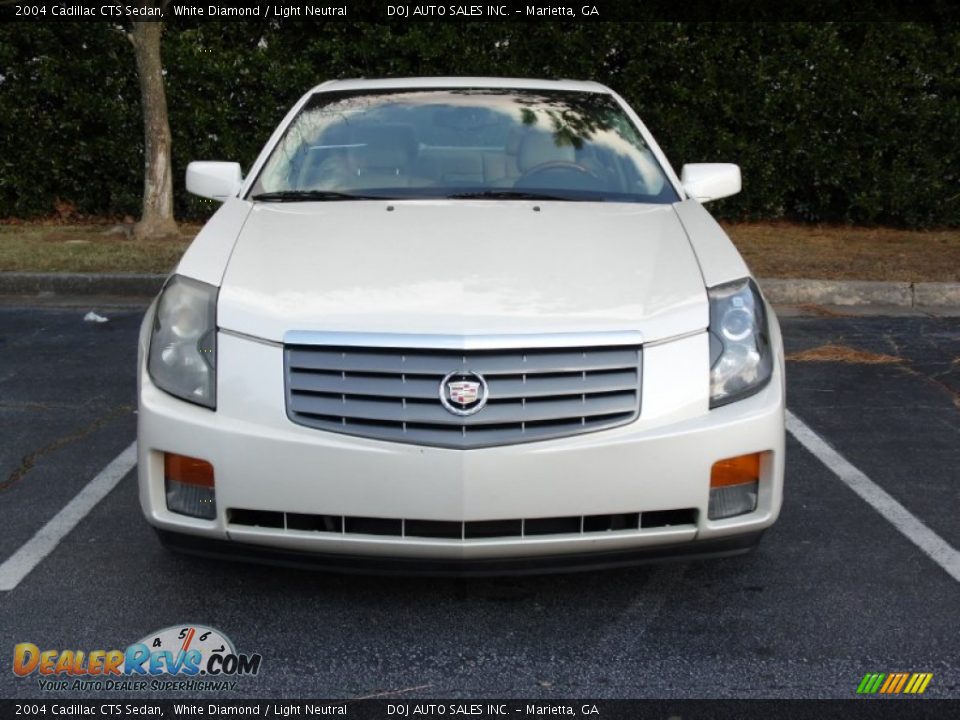2004 Cadillac CTS Sedan White Diamond / Light Neutral Photo #16
