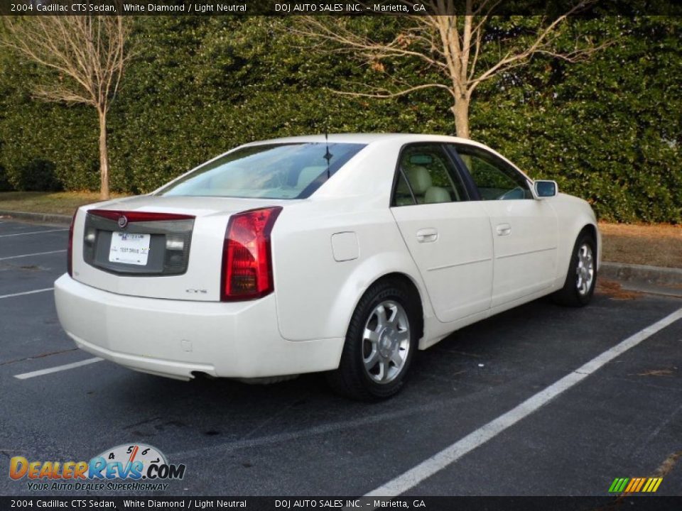 2004 Cadillac CTS Sedan White Diamond / Light Neutral Photo #17