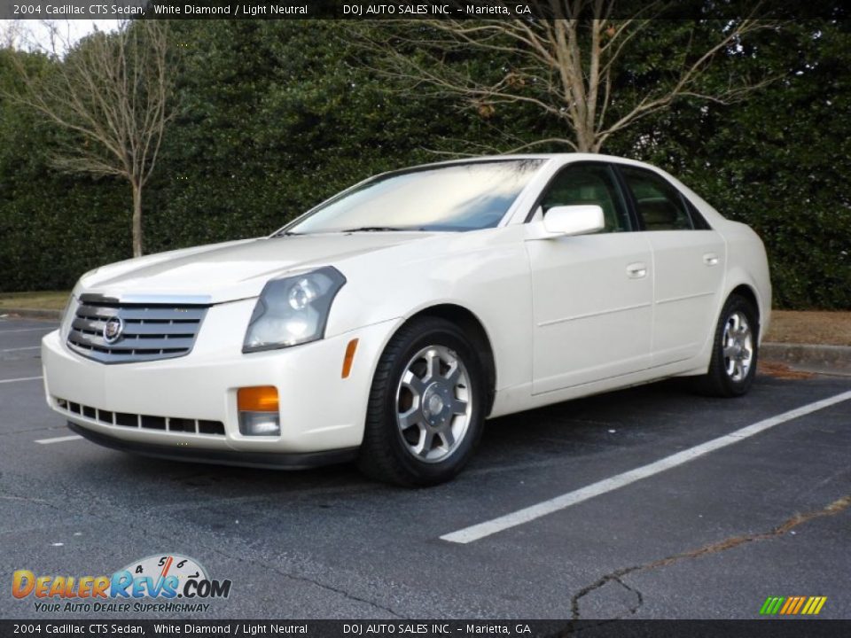 2004 Cadillac CTS Sedan White Diamond / Light Neutral Photo #19