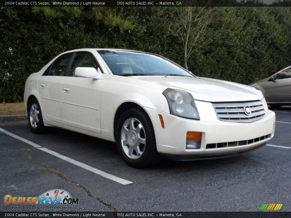 2004 Cadillac CTS Sedan White Diamond / Light Neutral Photo #20