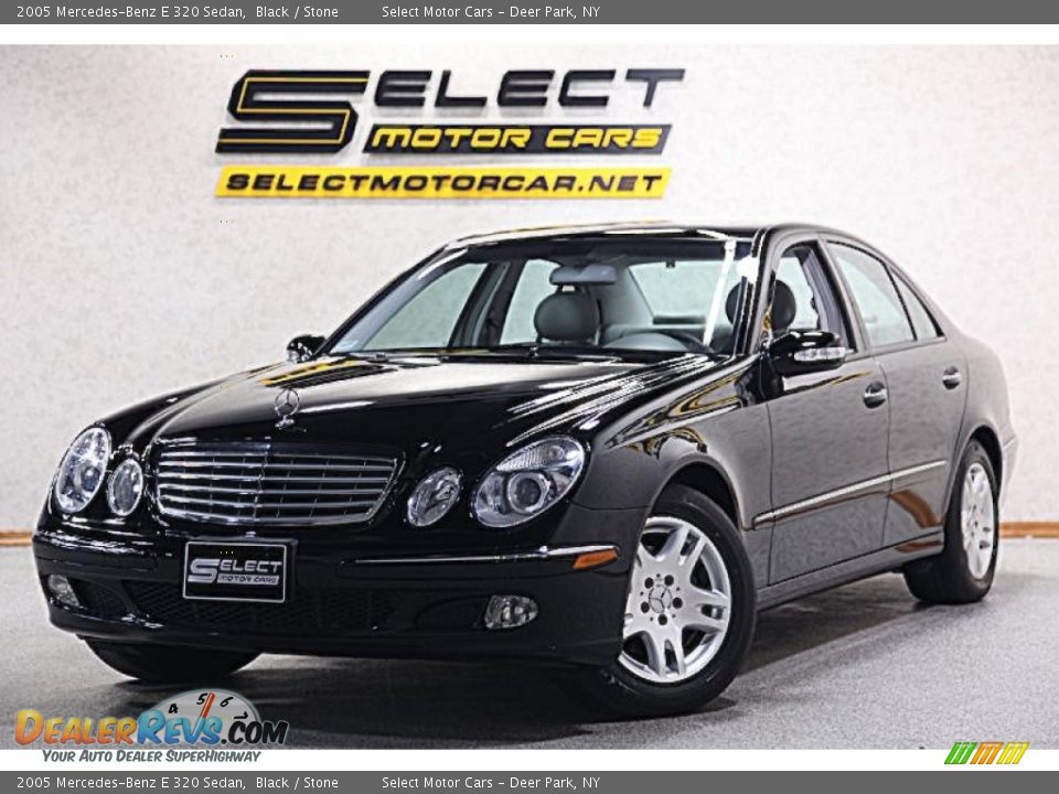 2005 Mercedes-Benz E 320 Sedan Black / Stone Photo #1