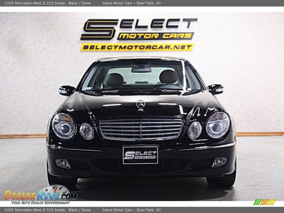 2005 Mercedes-Benz E 320 Sedan Black / Stone Photo #2