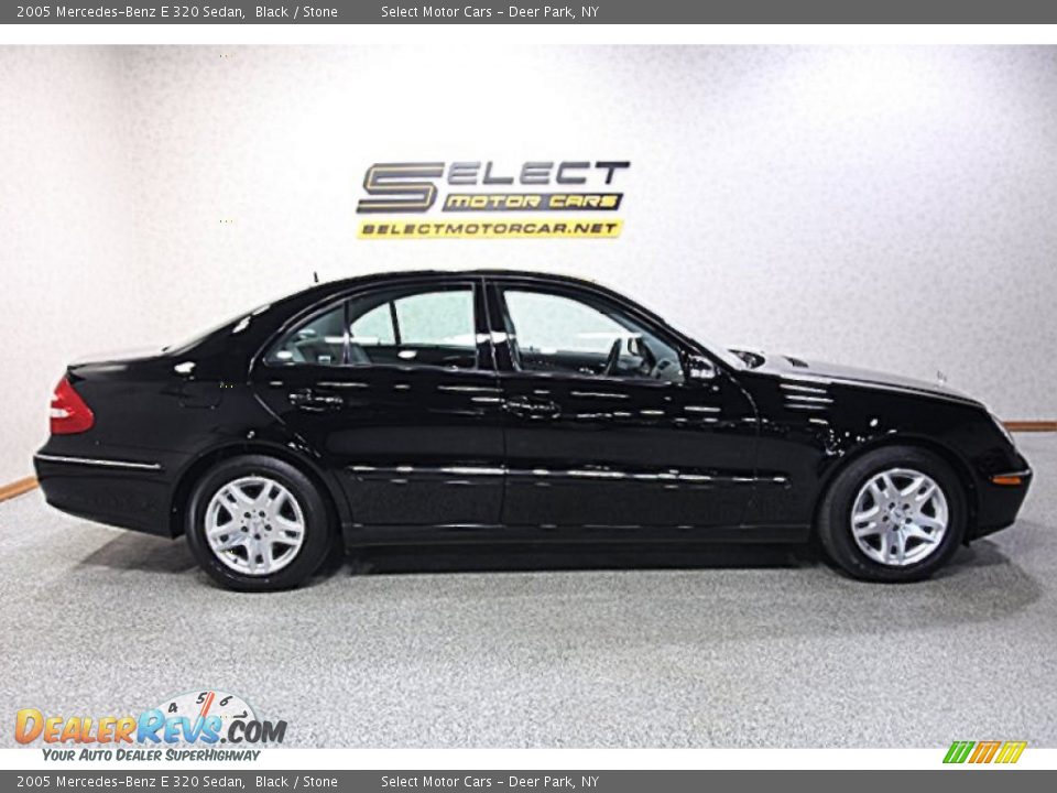 2005 Mercedes-Benz E 320 Sedan Black / Stone Photo #4