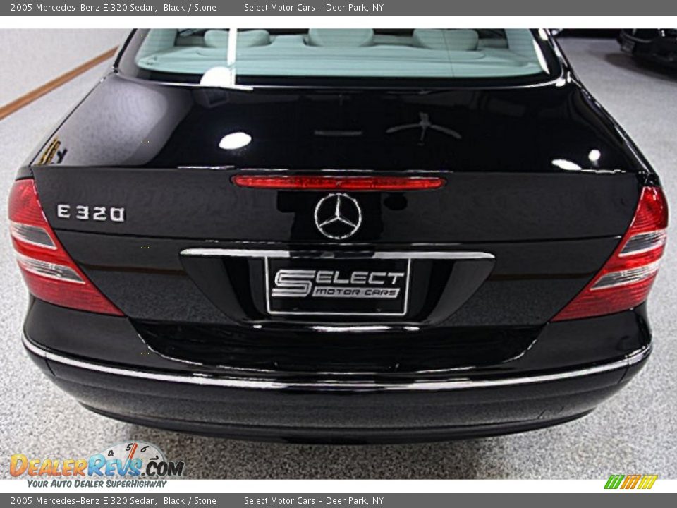 2005 Mercedes-Benz E 320 Sedan Black / Stone Photo #5