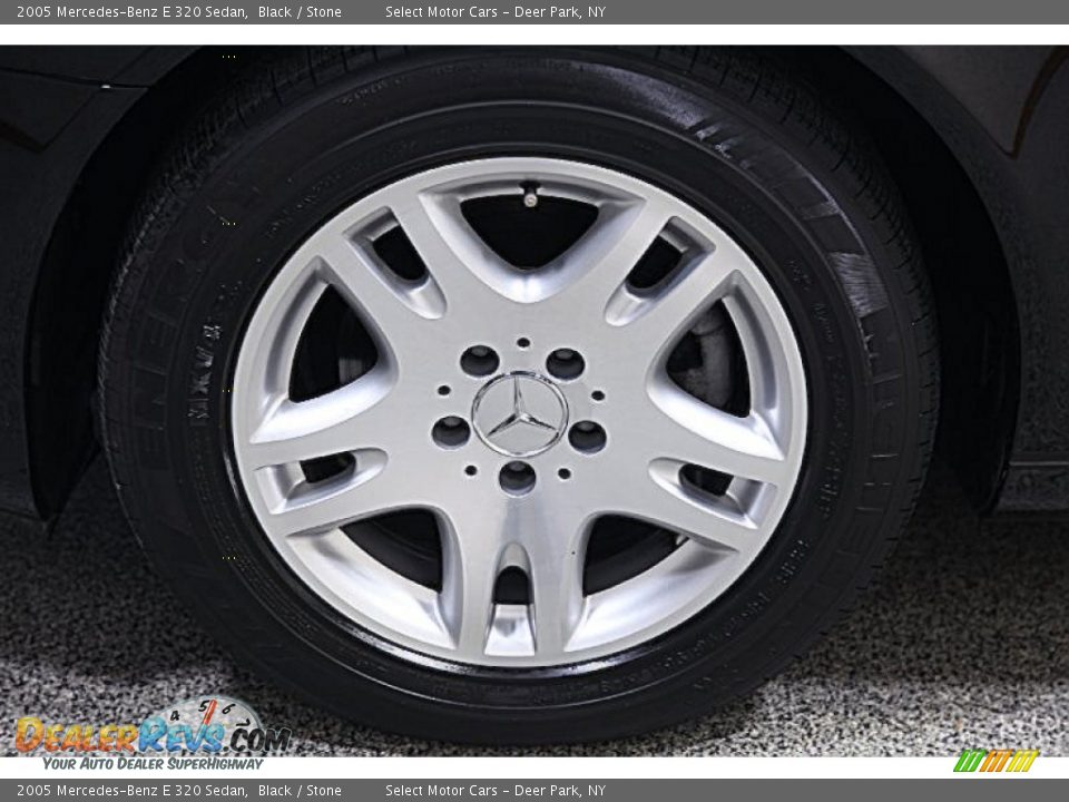 2005 Mercedes-Benz E 320 Sedan Black / Stone Photo #6