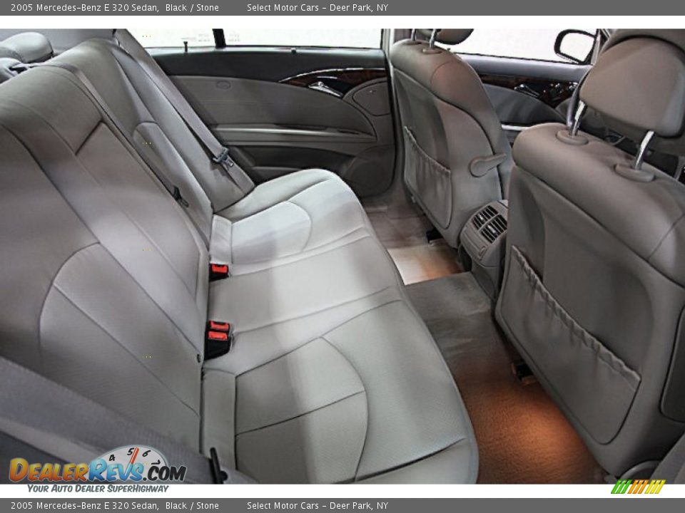 2005 Mercedes-Benz E 320 Sedan Black / Stone Photo #8