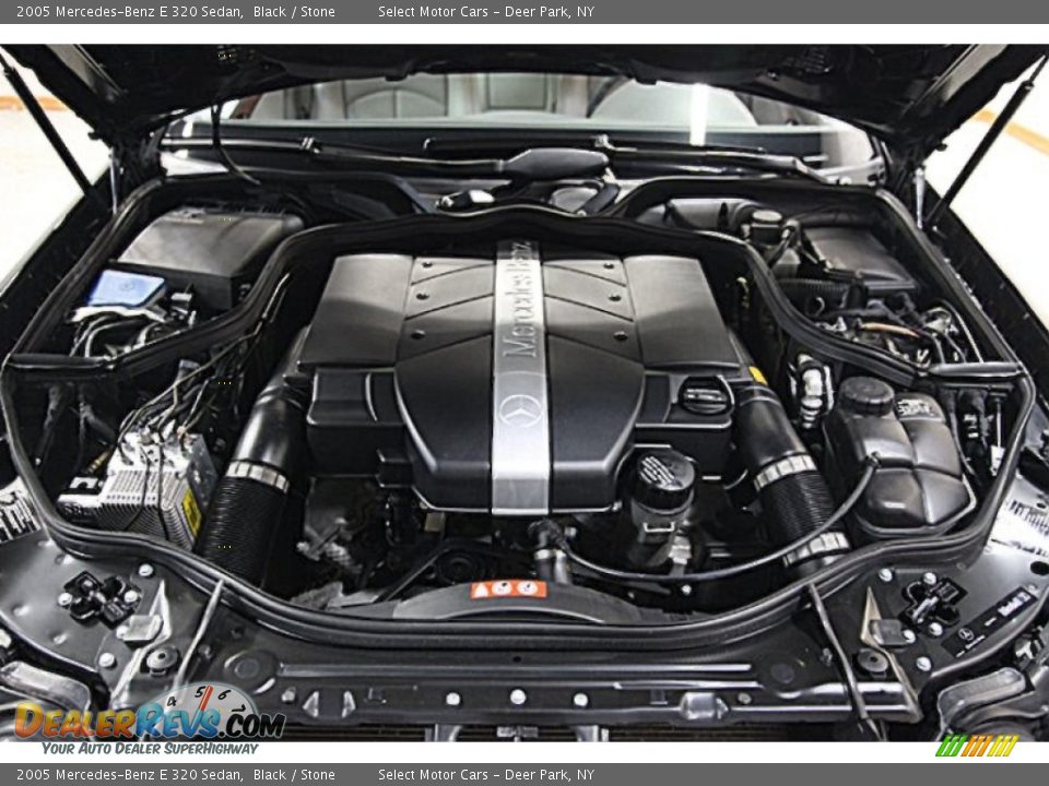 2005 Mercedes-Benz E 320 Sedan Black / Stone Photo #9