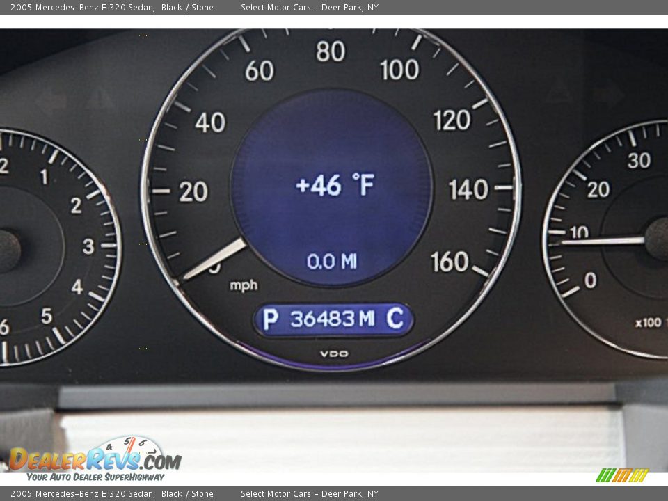 2005 Mercedes-Benz E 320 Sedan Black / Stone Photo #10