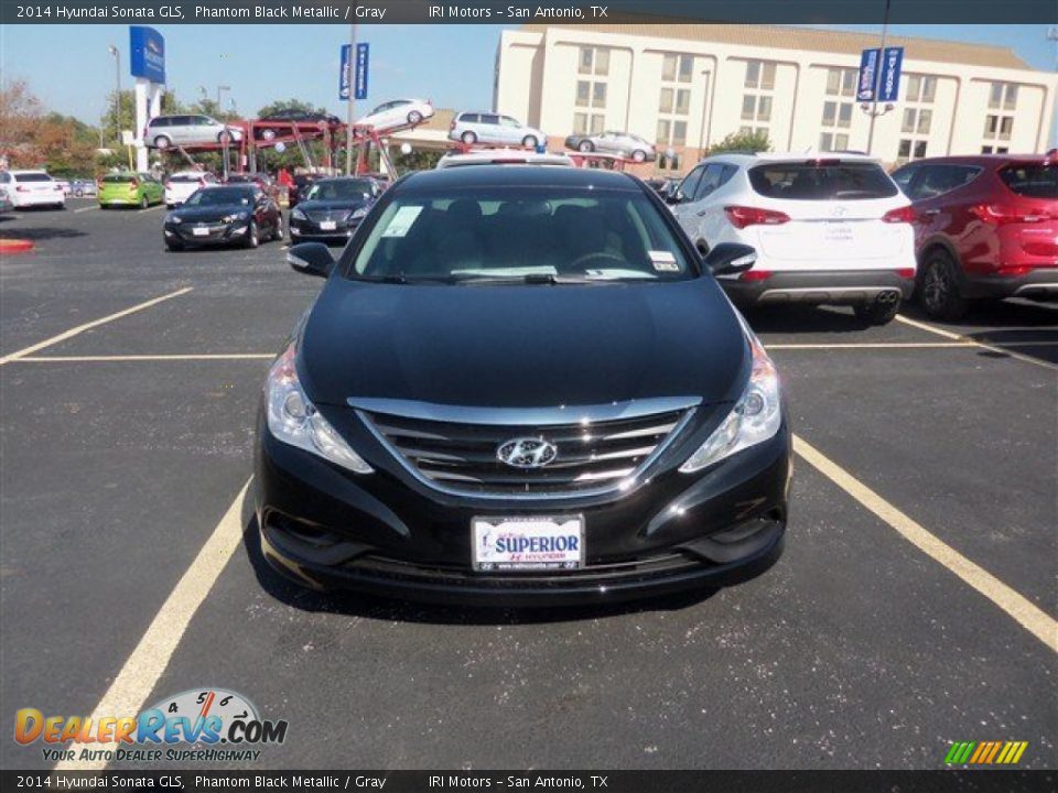 2014 Hyundai Sonata GLS Phantom Black Metallic / Gray Photo #2