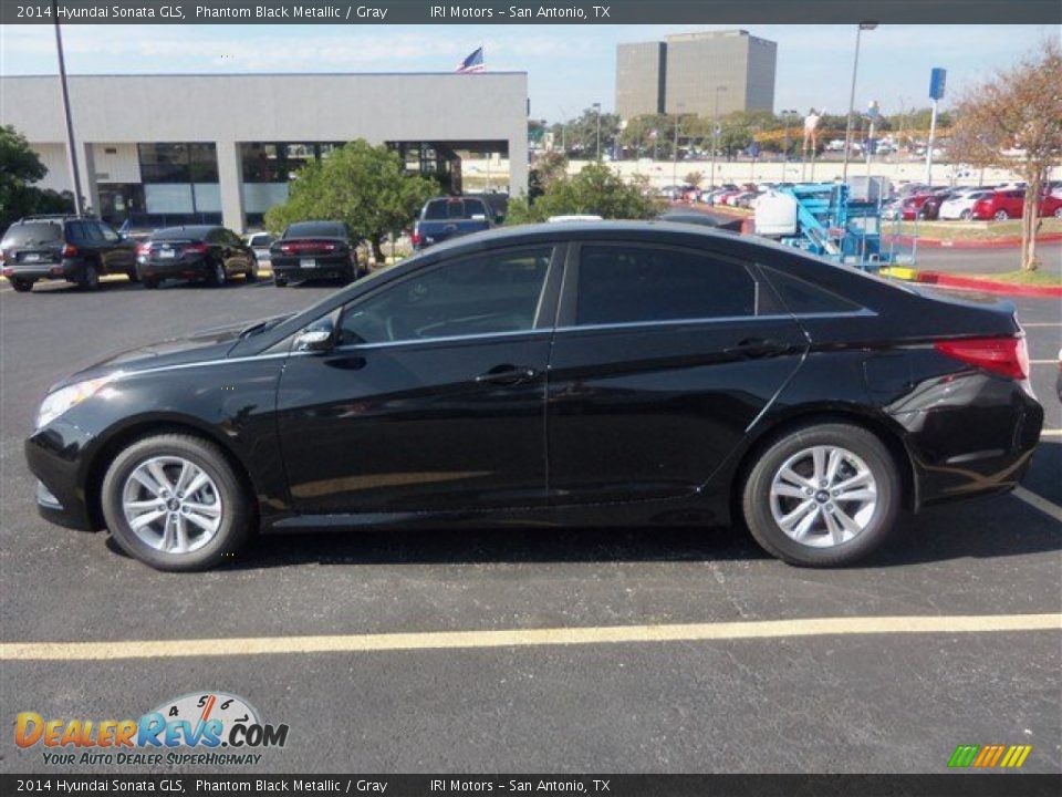 Phantom Black Metallic 2014 Hyundai Sonata GLS Photo #3