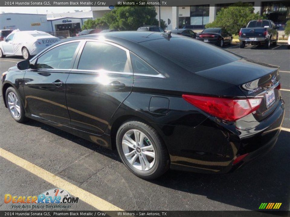 2014 Hyundai Sonata GLS Phantom Black Metallic / Gray Photo #4
