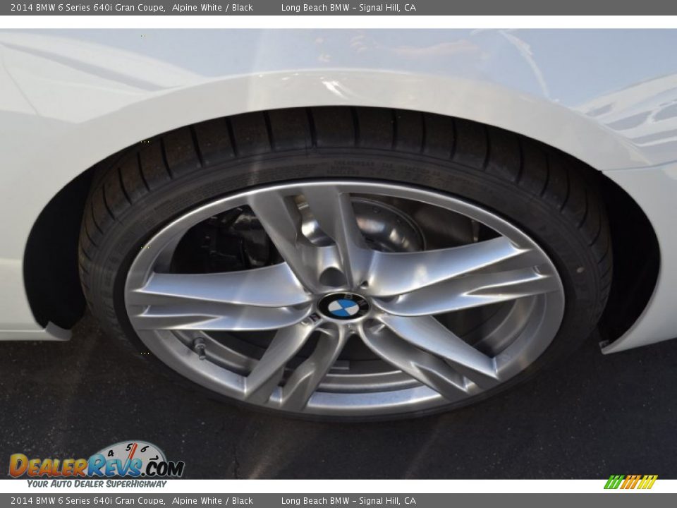 2014 BMW 6 Series 640i Gran Coupe Alpine White / Black Photo #2