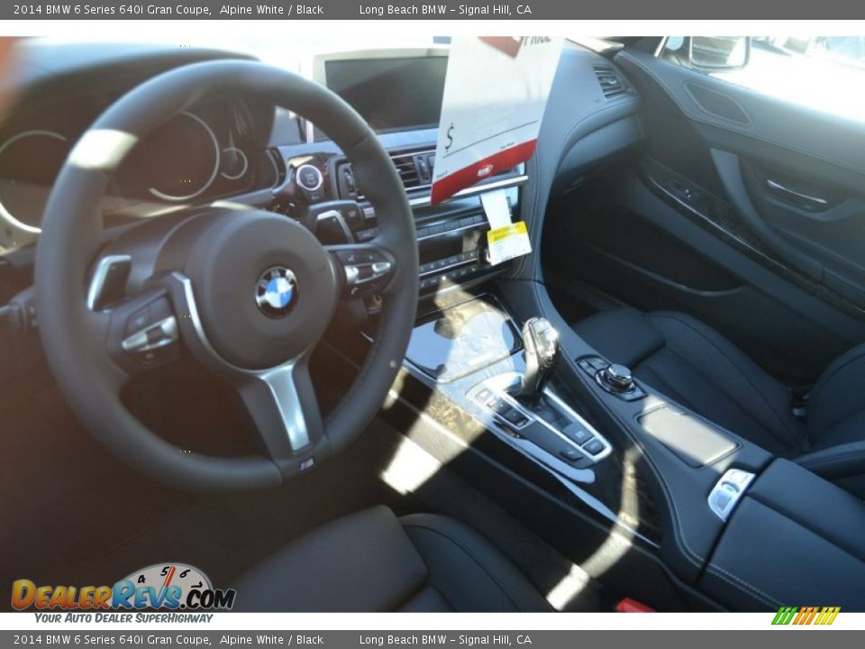 2014 BMW 6 Series 640i Gran Coupe Alpine White / Black Photo #5