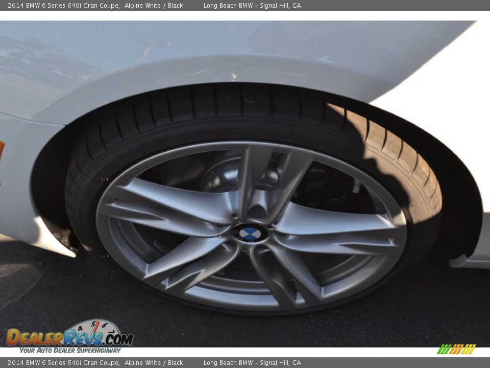 2014 BMW 6 Series 640i Gran Coupe Alpine White / Black Photo #8
